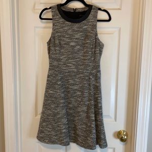 Banana republic black and white dress
